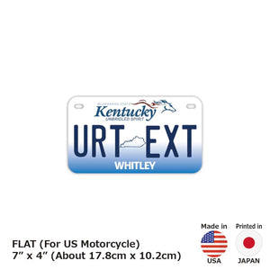 【中・USバイク用】ケンタッキー2005/オリジナルアメリカナンバープレート PL8HERO