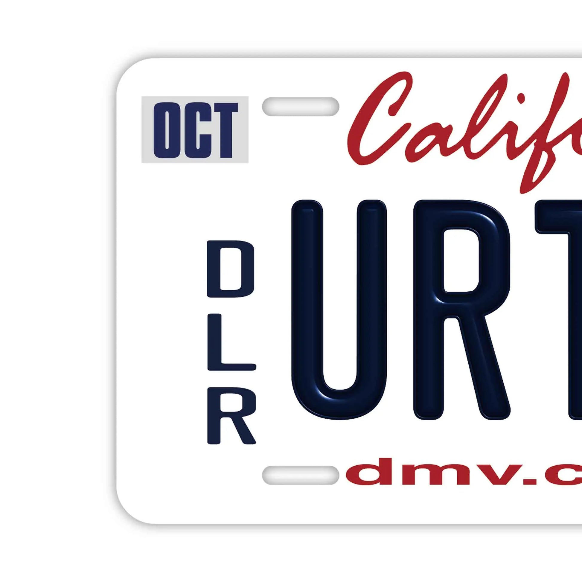 【大・US車用】カリフォルニア2011・ディーラー/オリジナルアメリカエンボスナンバープレート おしゃれ表札看板 PL8HERO