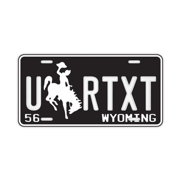 [Large/US Car] Wyoming 56/Original American Embossed License Plate Fashionable Nameplate Sign